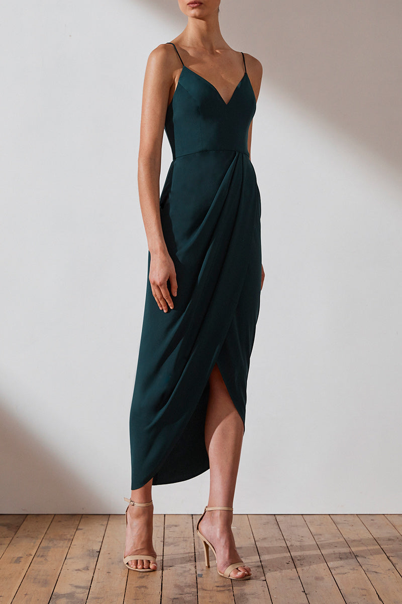 Core Cocktail Dress | Seaweed Green ...